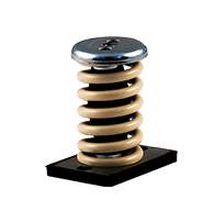 Spring Mount FDA1 for generators, compressors, ventilation systems, pumps, etc.