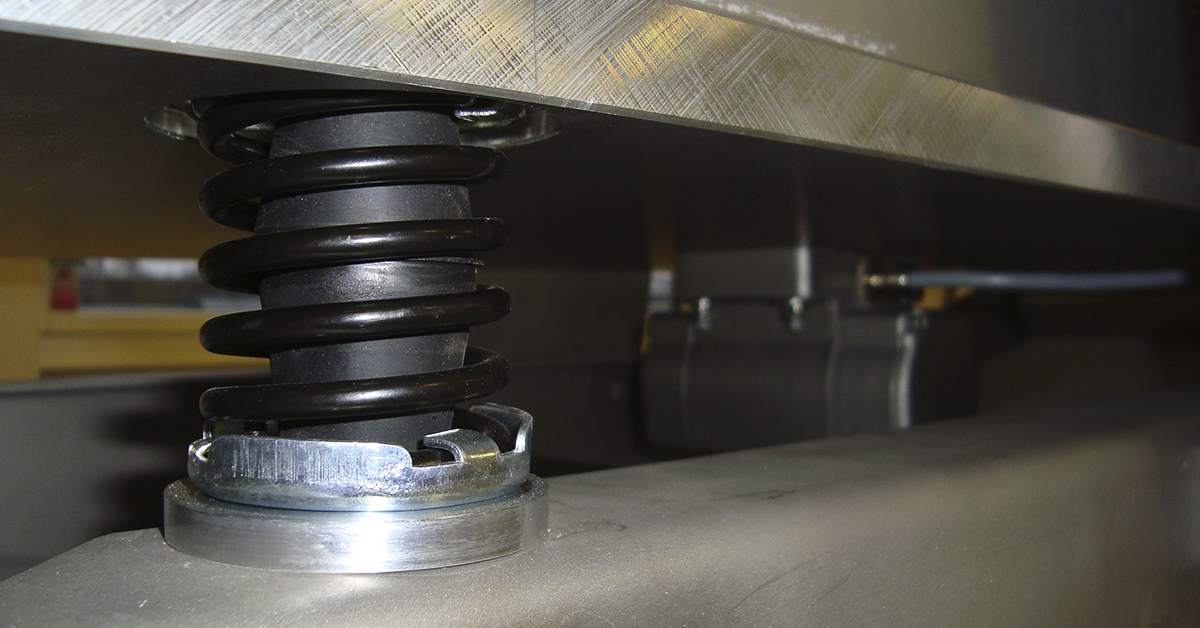Eliminate machine noise with vibration dampers
