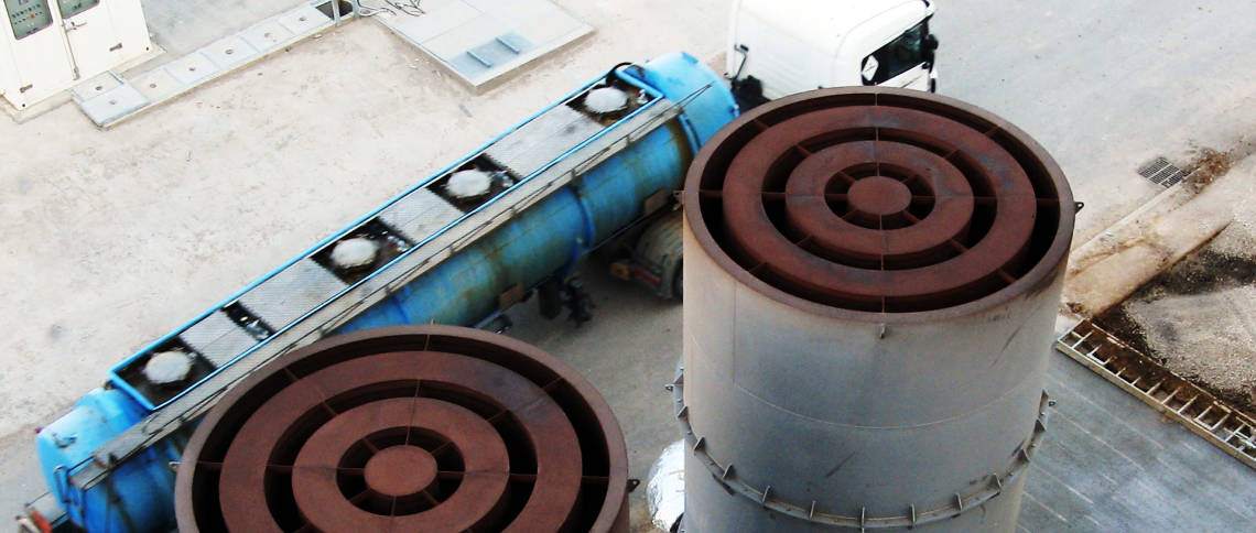 silencer, cylinder-shaped seen from above