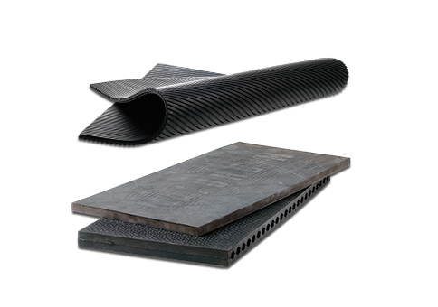 Anti-vibration plates for sound absorbent and isolating vibrations