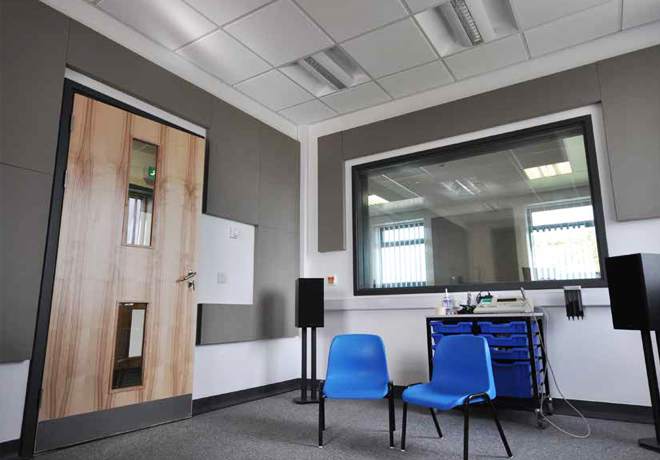 Acoustic panels are typically used as wall or ceiling panels
