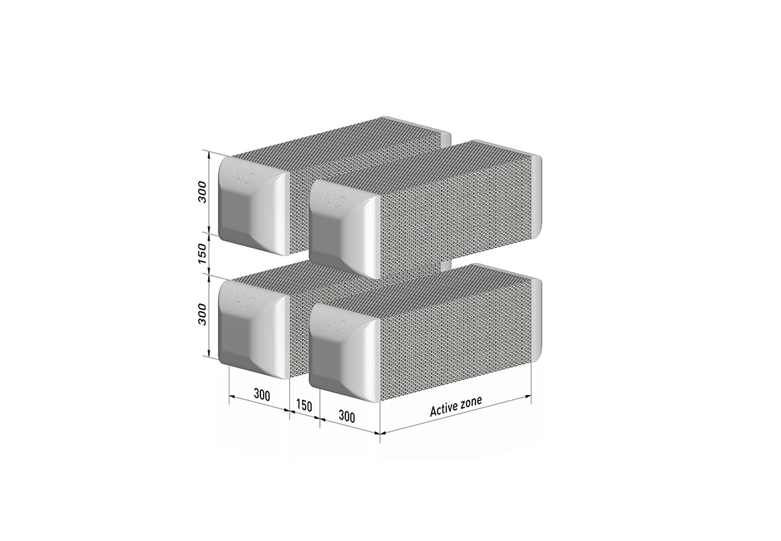 3D model of the Matrix Silencer type M-300-S-150