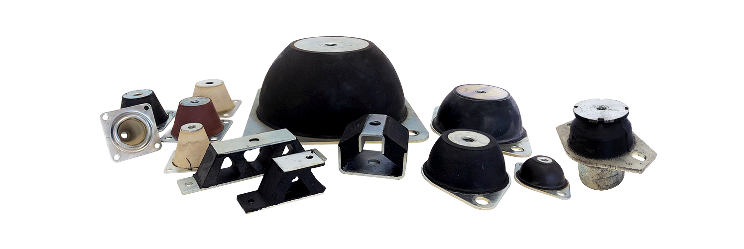 Turret mounts are used for reducing noise and vibration from smaller machines
