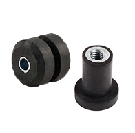 CHM & captive rubber mounts TF for pressure and tensile load