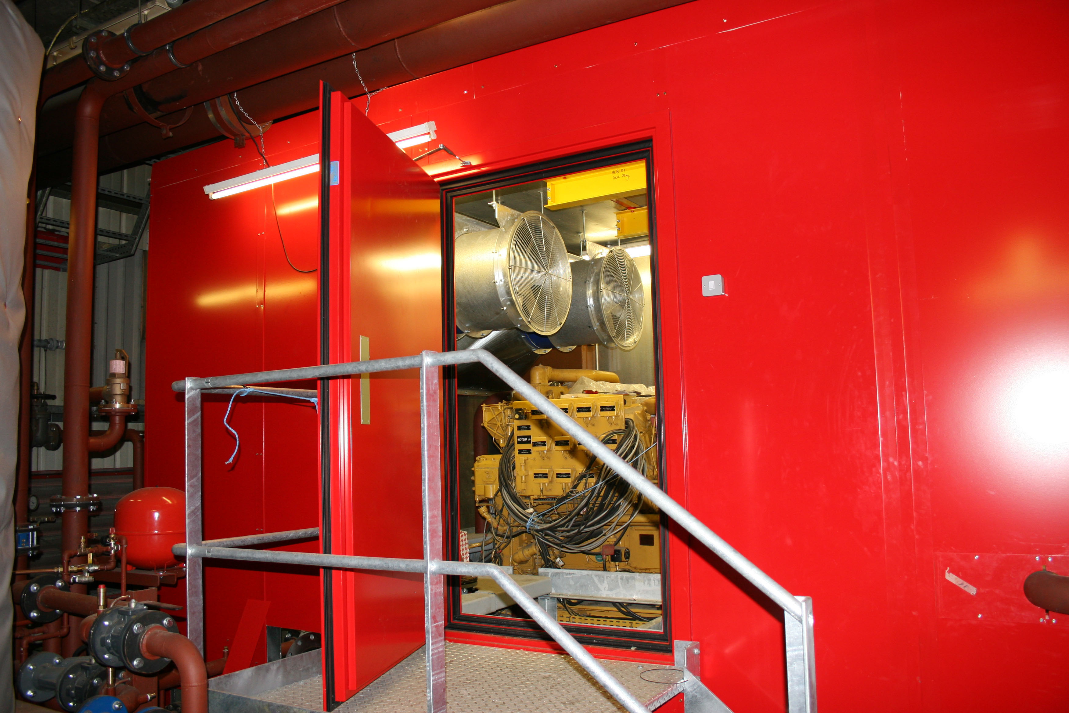 noise enclosure with multiple feedthroughs