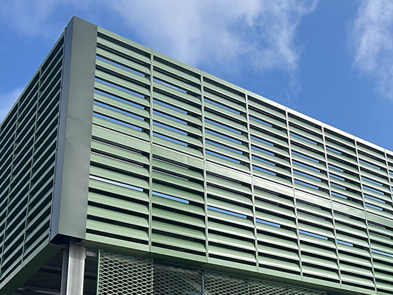 IAC Noishield Louver set up as a noise shield